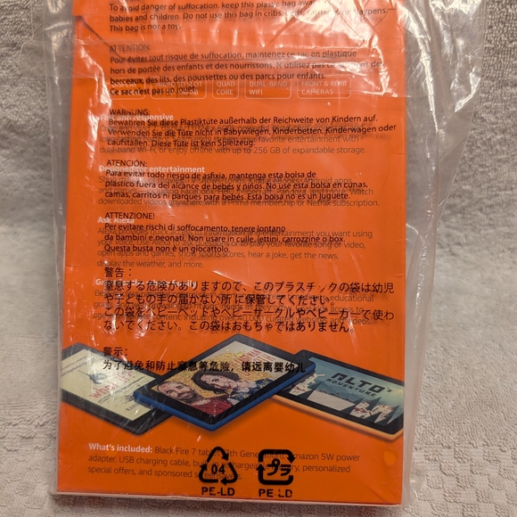 Amazon Kindle Fire 7 Tablet 7th Gen 8GB Black with Alexa Sealed New in Box - Picture 4 of 4